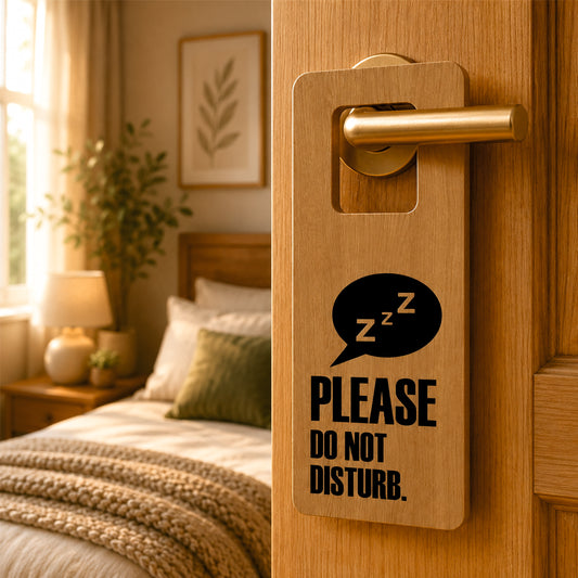 Available Now Wooden Door Hanger Sign Board