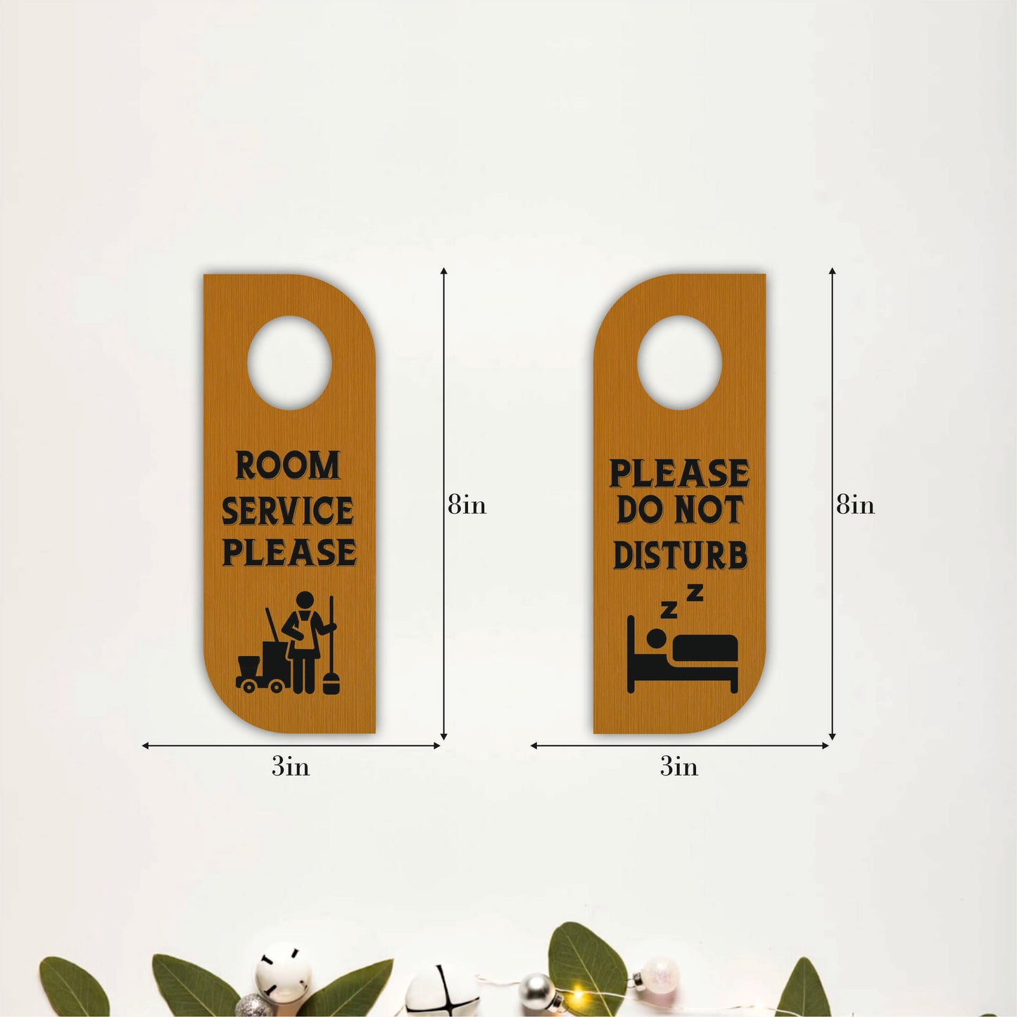 Room Service Please Wooden Door Hanger Sign Board