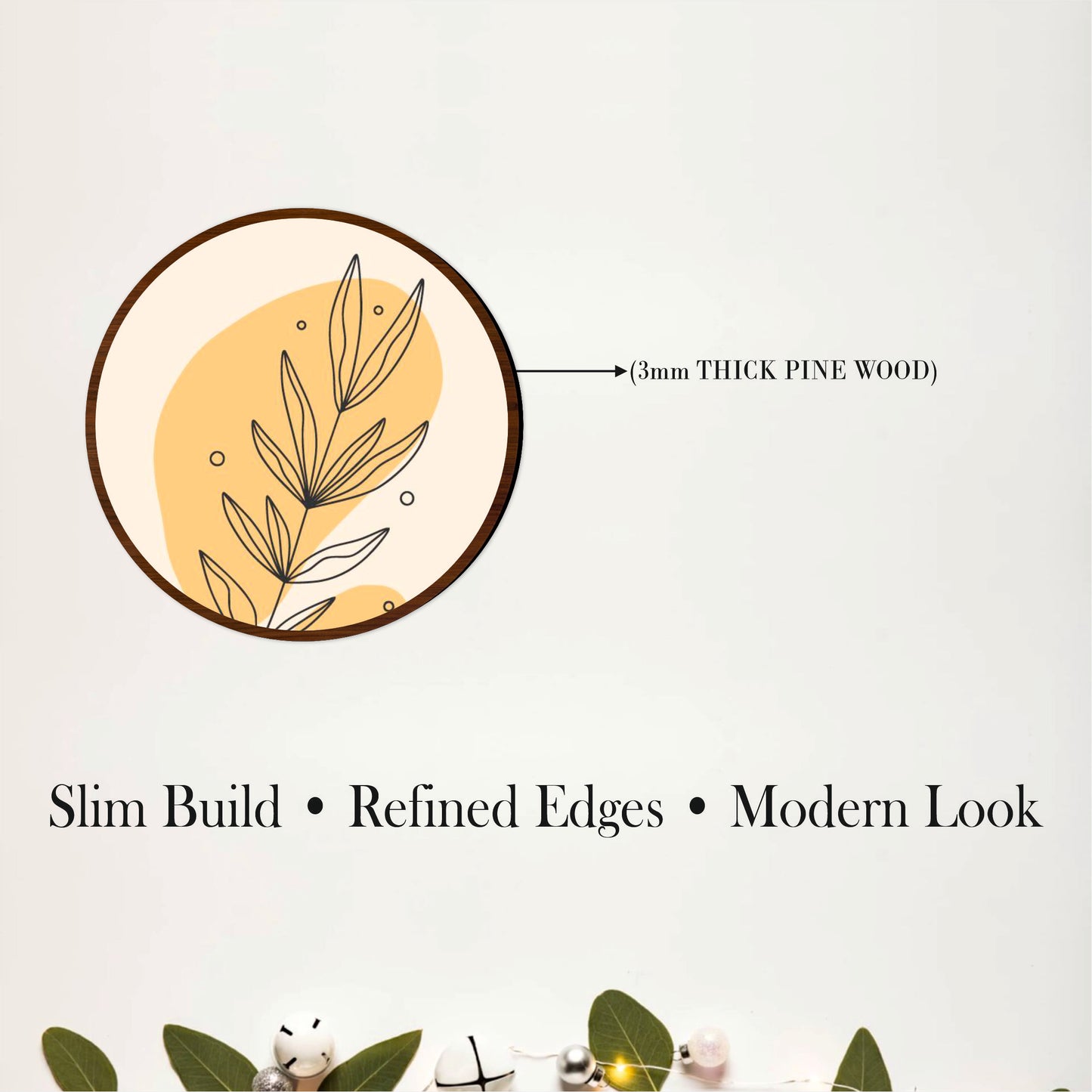 Pastel Leaf Illustration Wall Art
