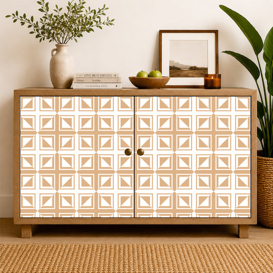Minimalist Geometric Mosaic Tile Sticker