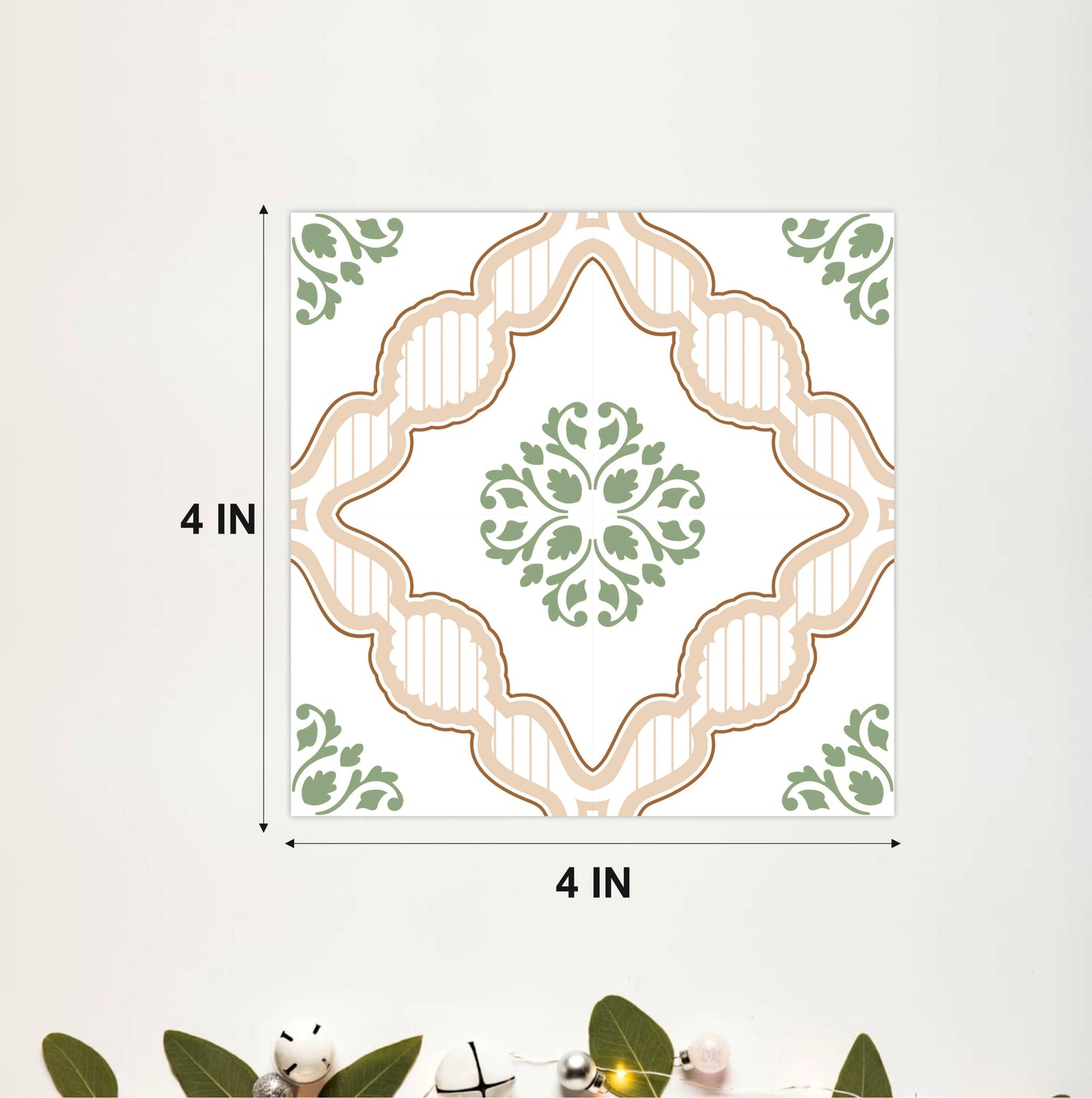 Mediterranean Sage Mosaic Tile Sticker