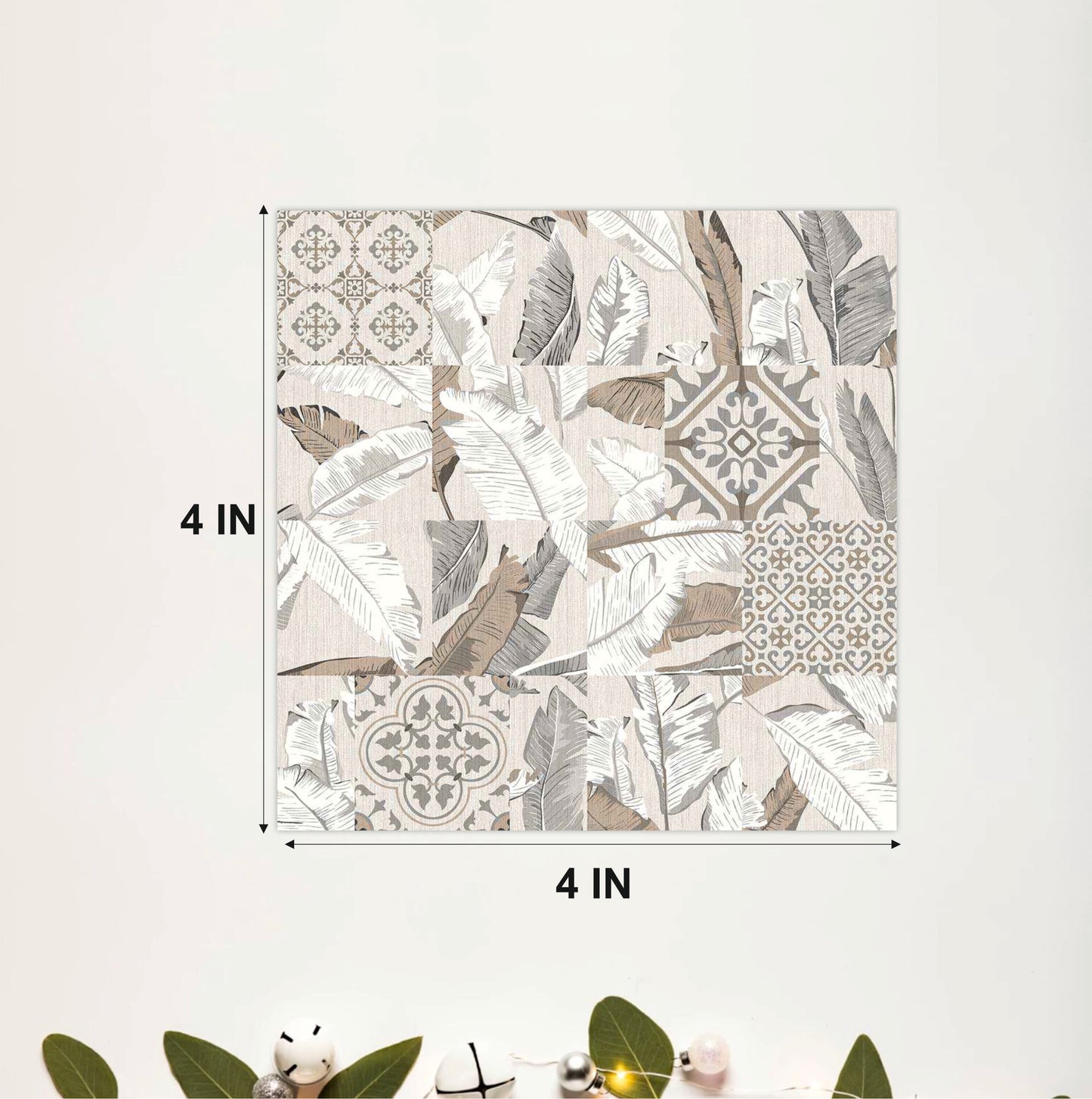 Heritage Botanical Patchwork Tile Sticker