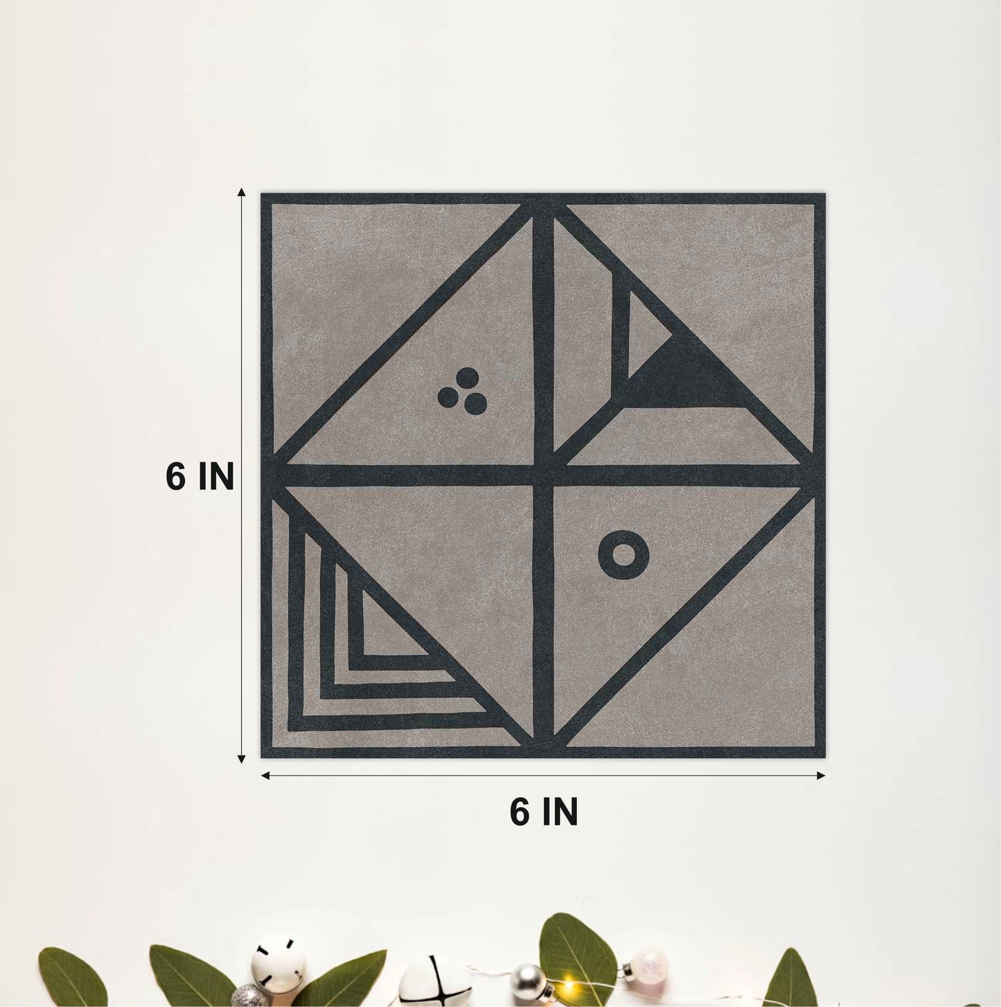 Modern Slate Geometric Tile Sticker