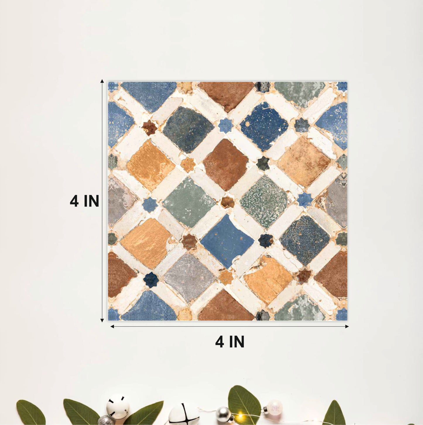 Rustic Geometric Mosaic Tile Sticker
