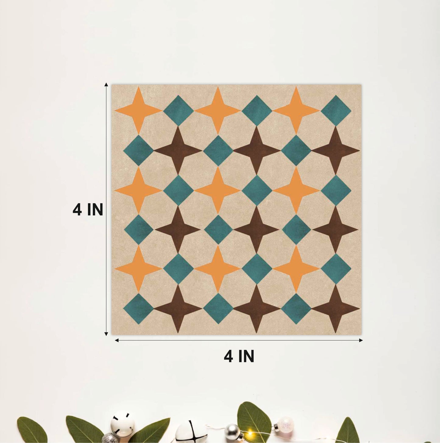 Vintage Diamond Mosaic Tile Sticker