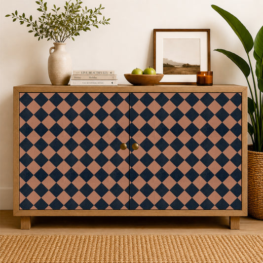 Modern Checker Mosaic Tile Sticker