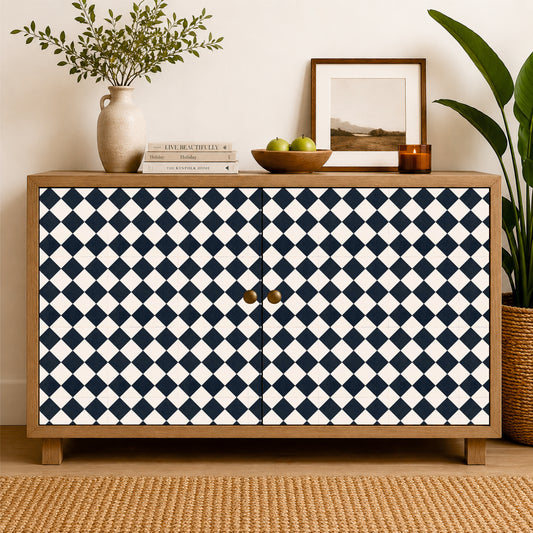 Monochrome Diamond Mosaic Tile Sticker