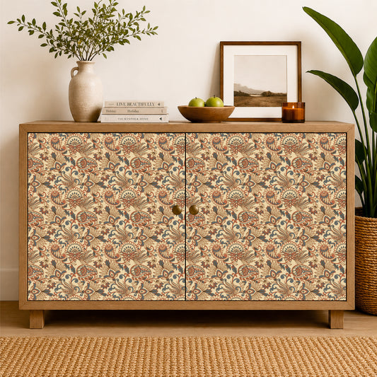 Mediterranean Floral Tile Sticker