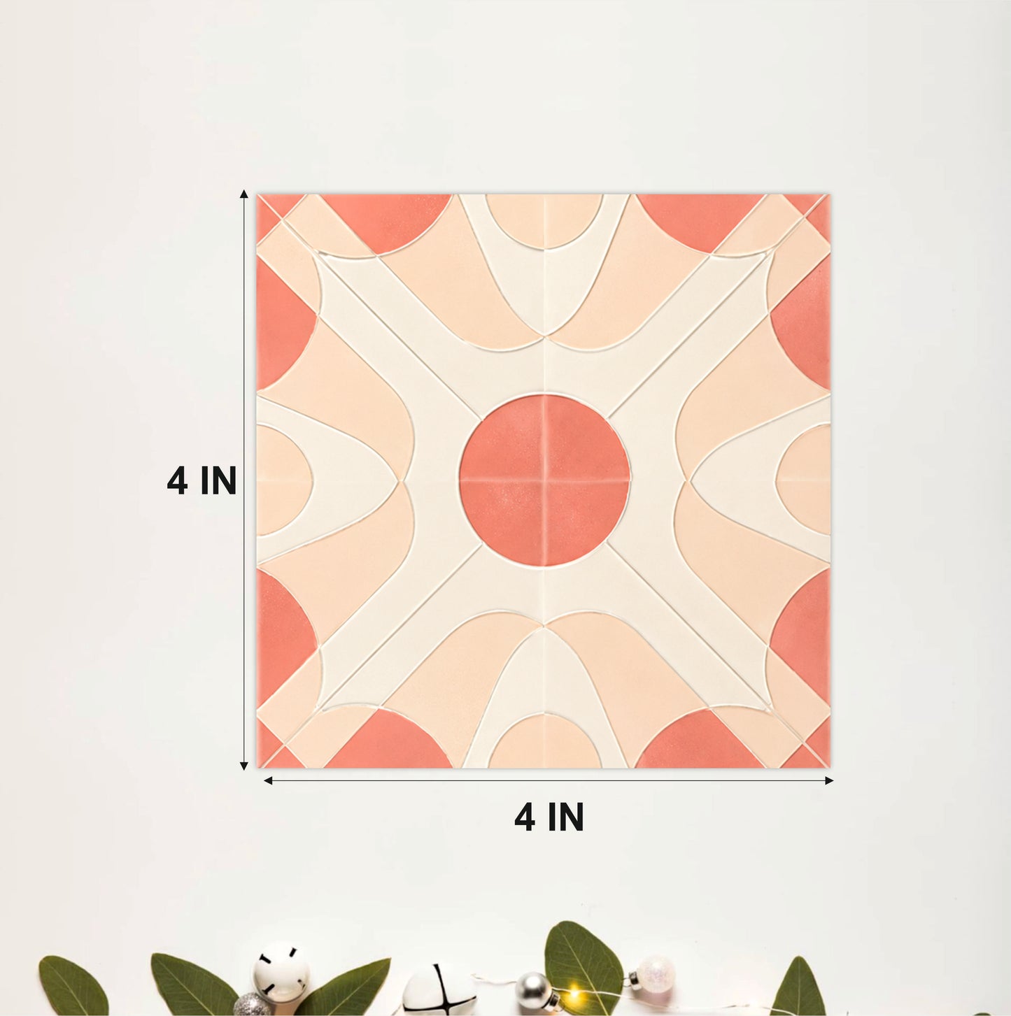 Retro Geometric Mosaic Tile Sticker