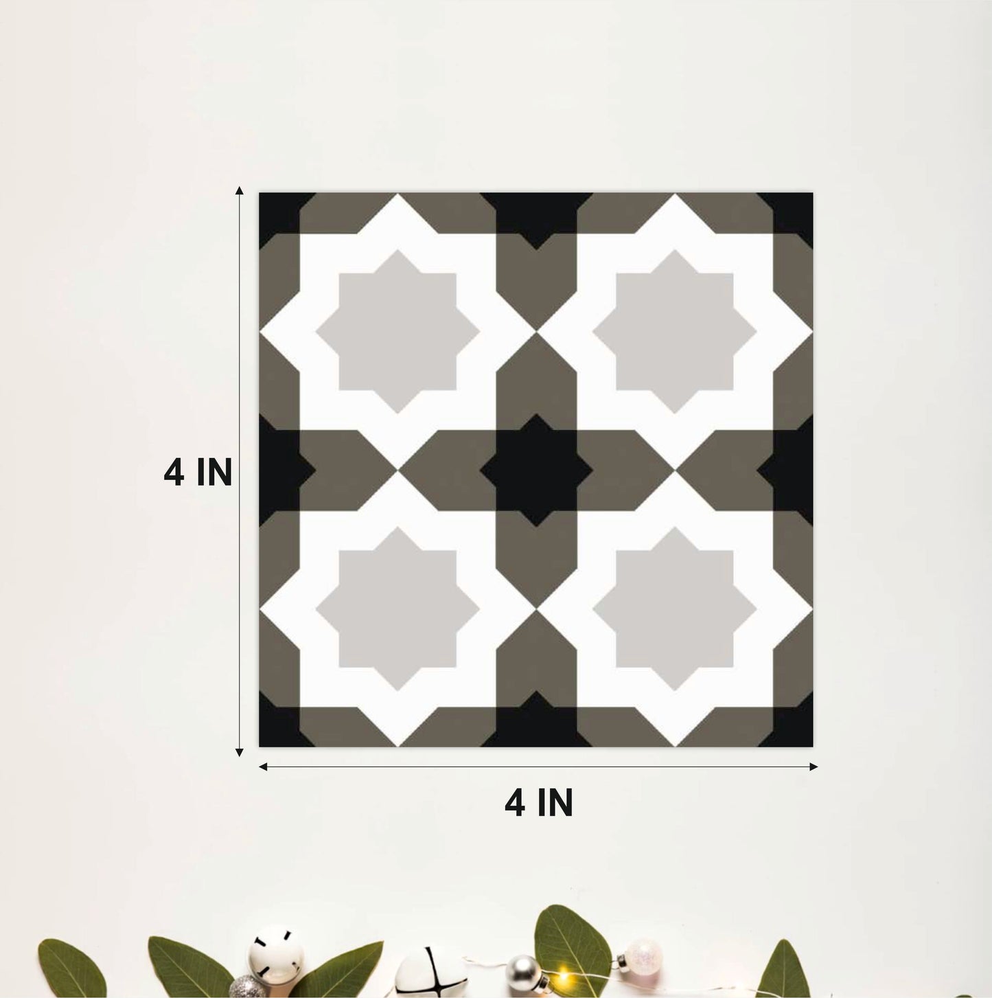 Warm Neutral Mosaic Tile Sticker