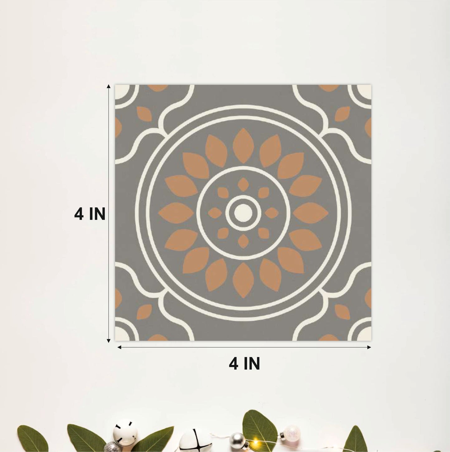 Moroccan Floral Medallion Tile Sticker