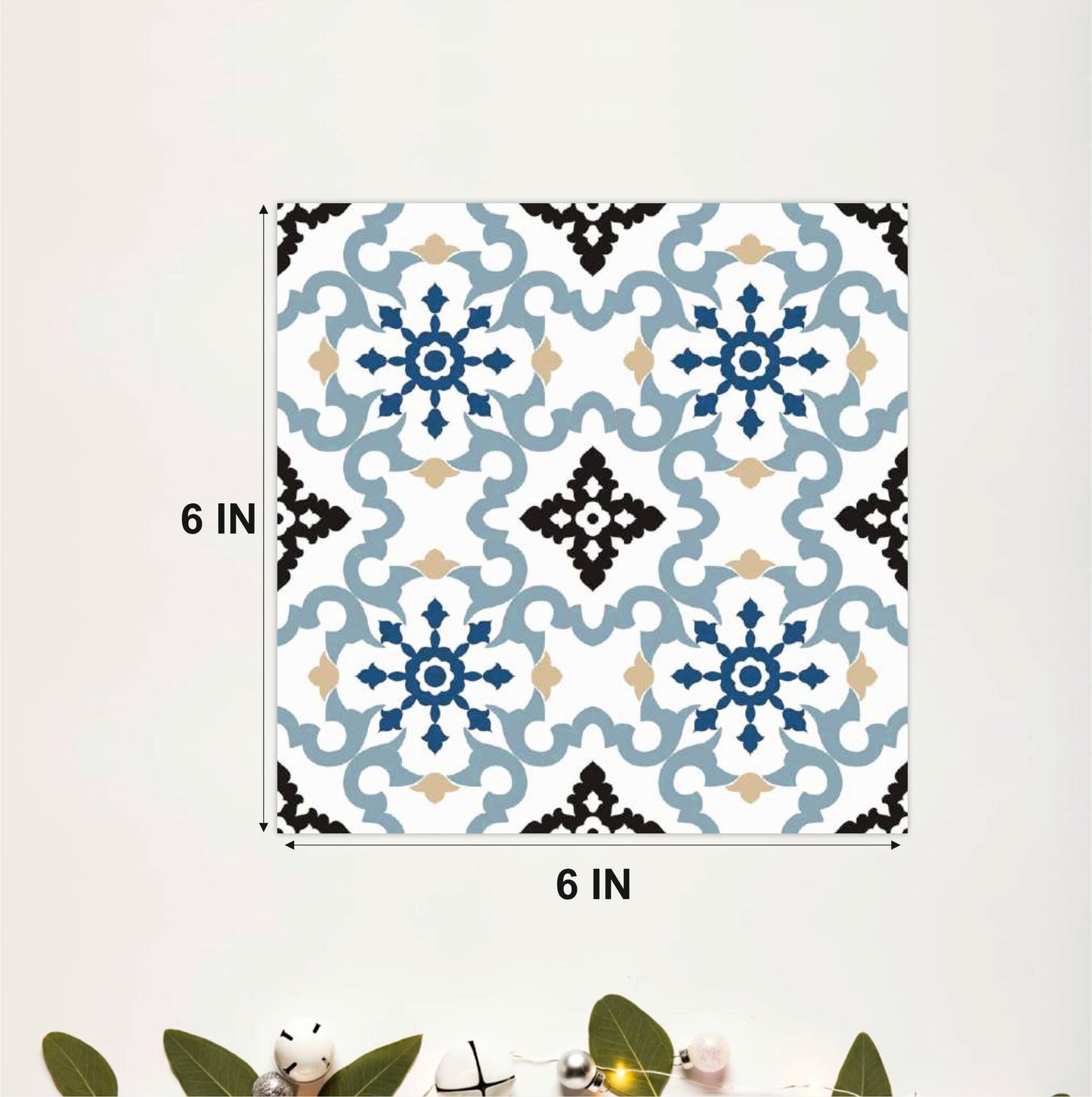 Blue Moroccan Heritage Tile Sticker