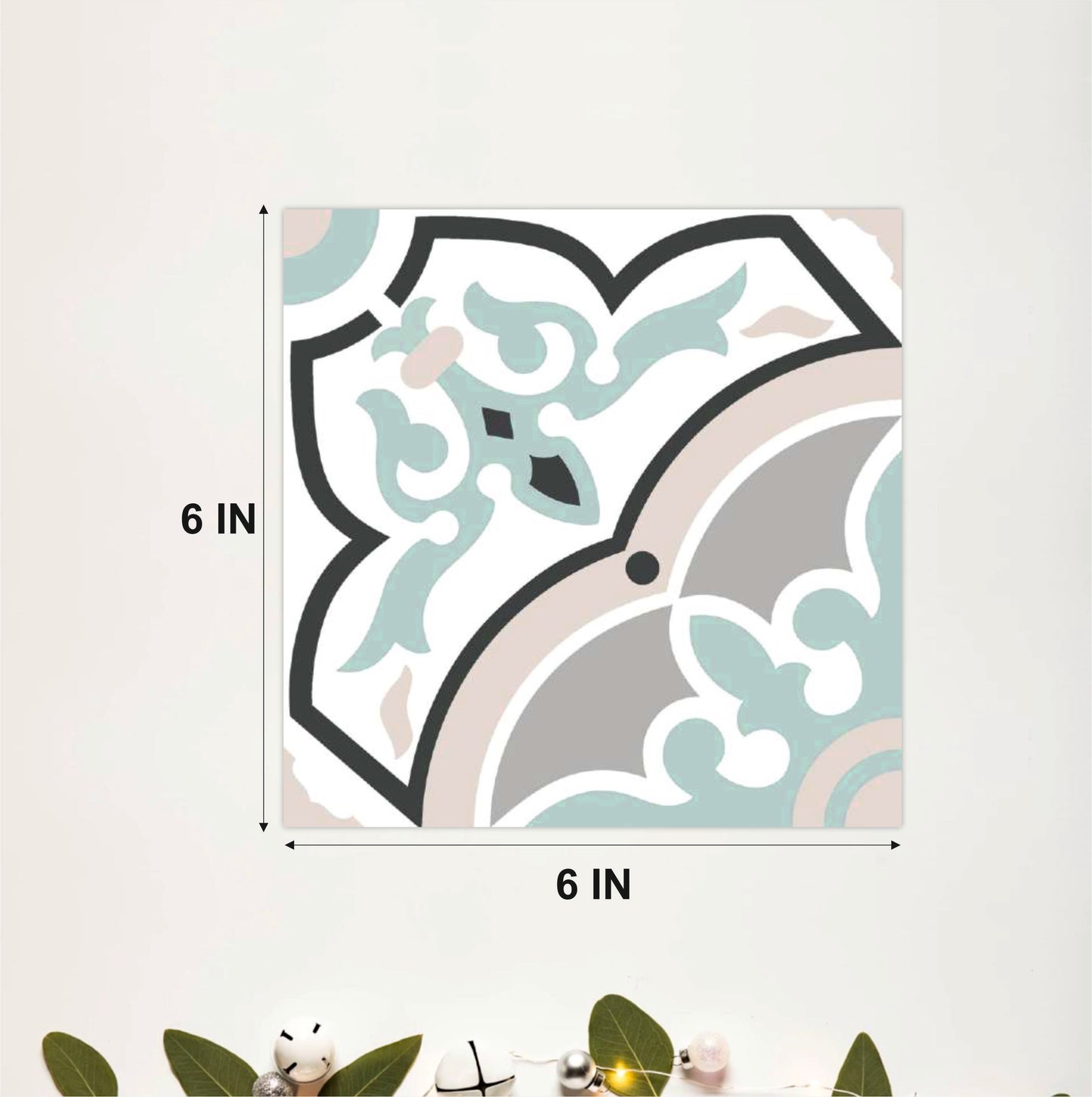 Pastel Vintage Ornamental Tile Sticker