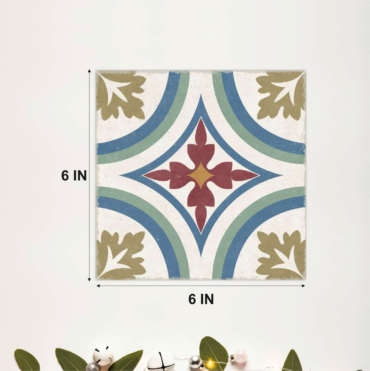 Ornamental Mediterranean Wall & Floor Tile Sticker