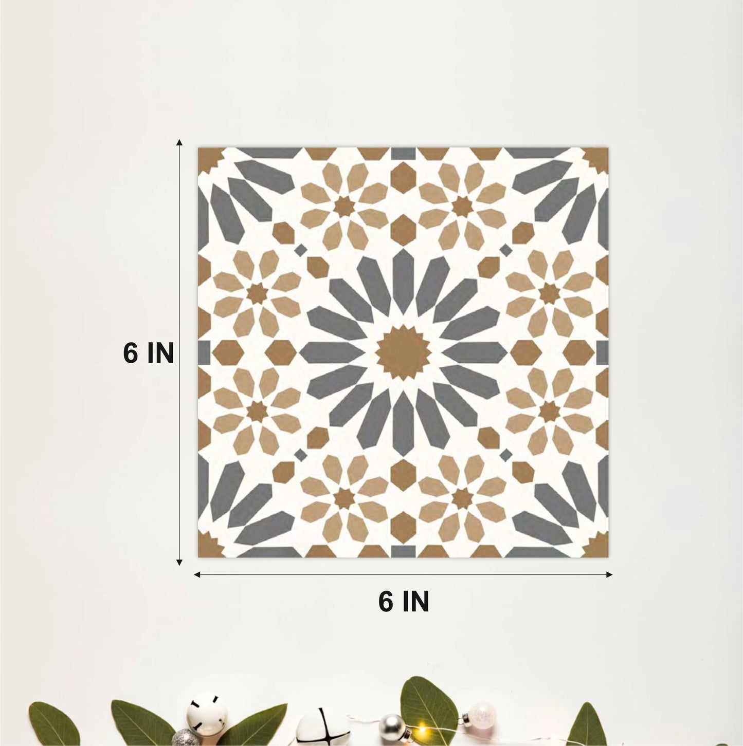 Bohemian Moroccan Pattern Tile Sticker