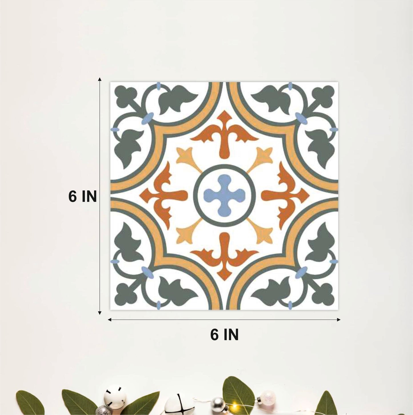Elegant Ornamental Wall & Floor Tile Sticker