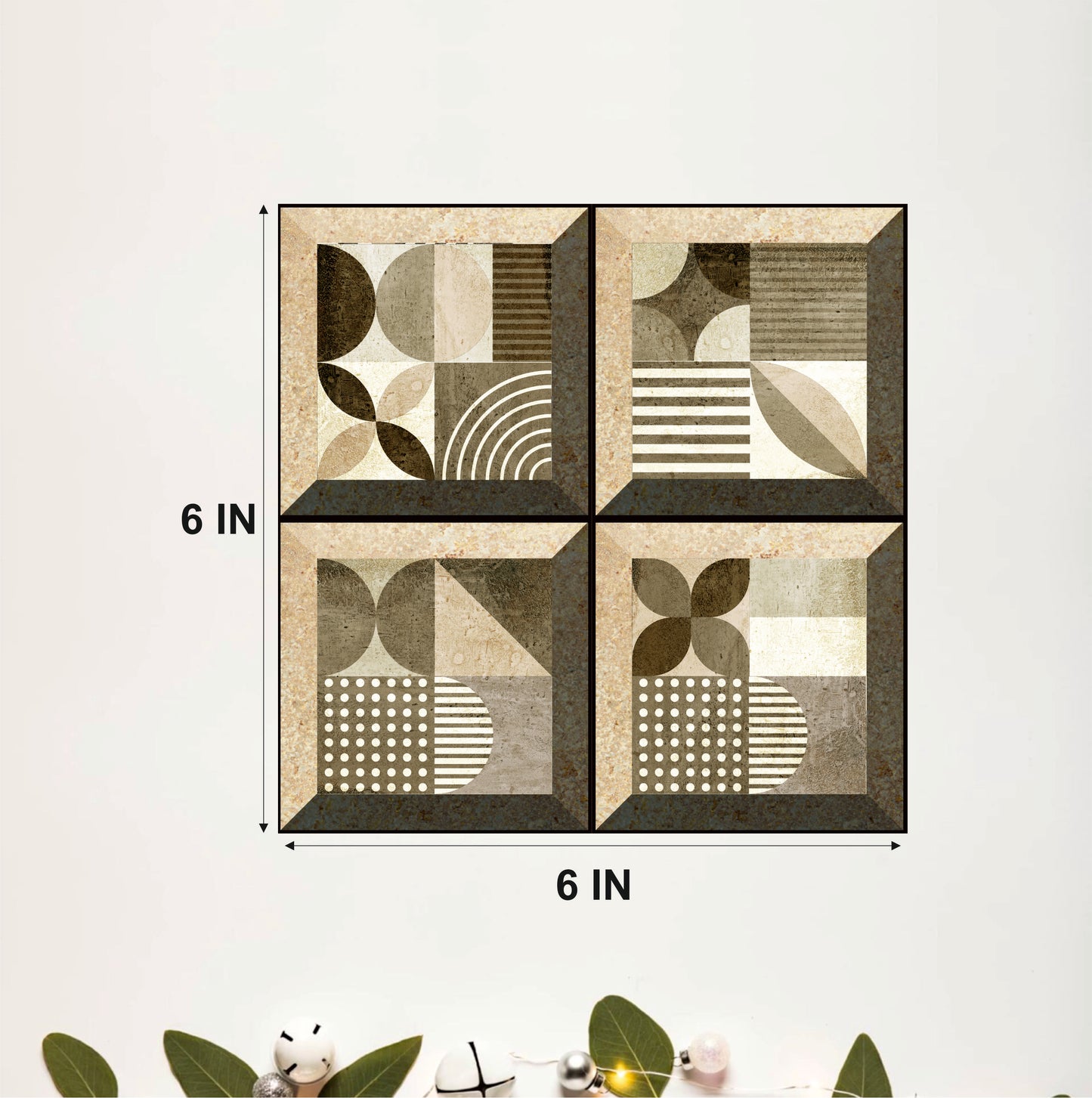 Bauhaus Geometry Tile Sticker