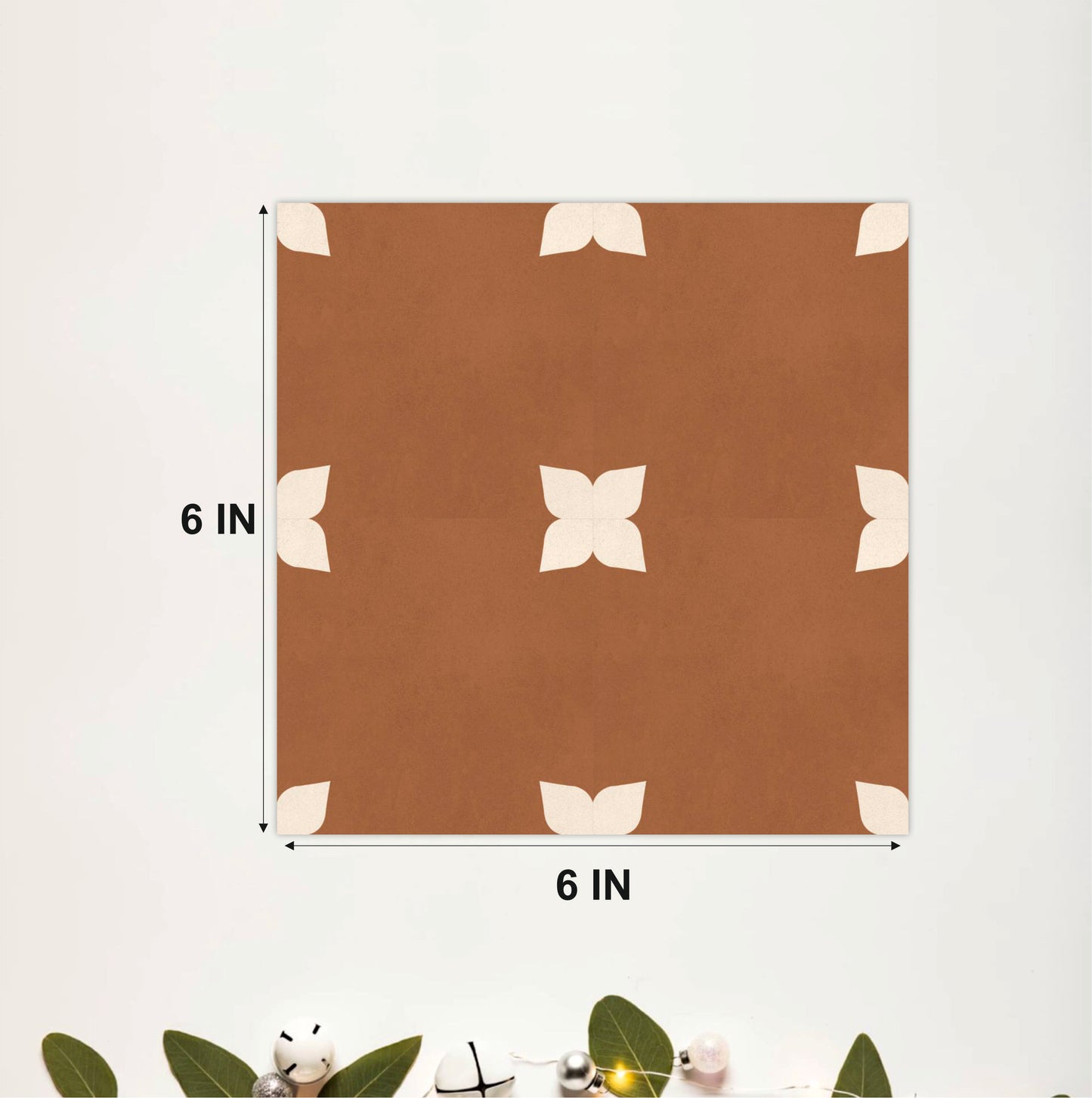 Earth Tone Petal Tile Sticker