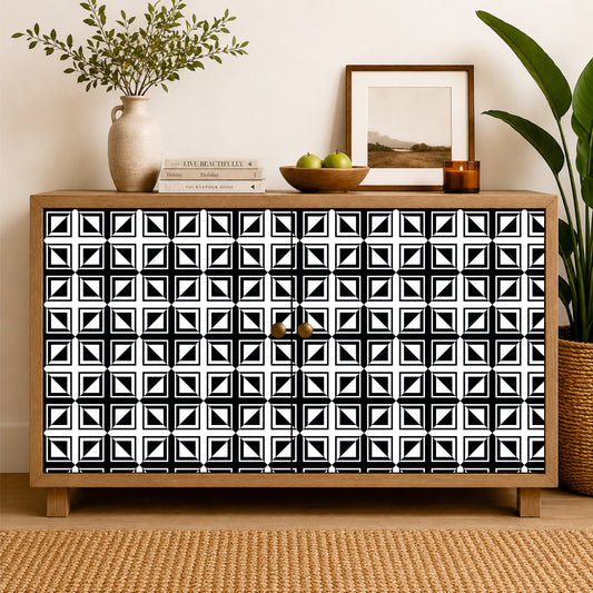 Art Deco Pinwheel Tile Sticker