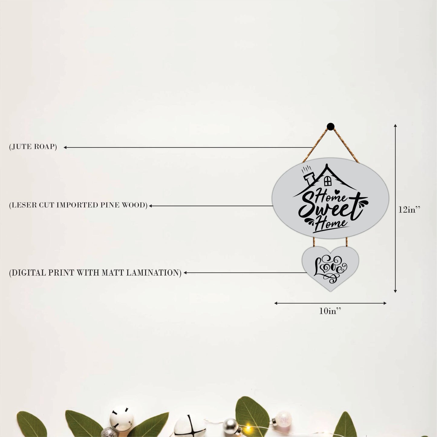 Farmhouse Home Sweet Home Wall Art