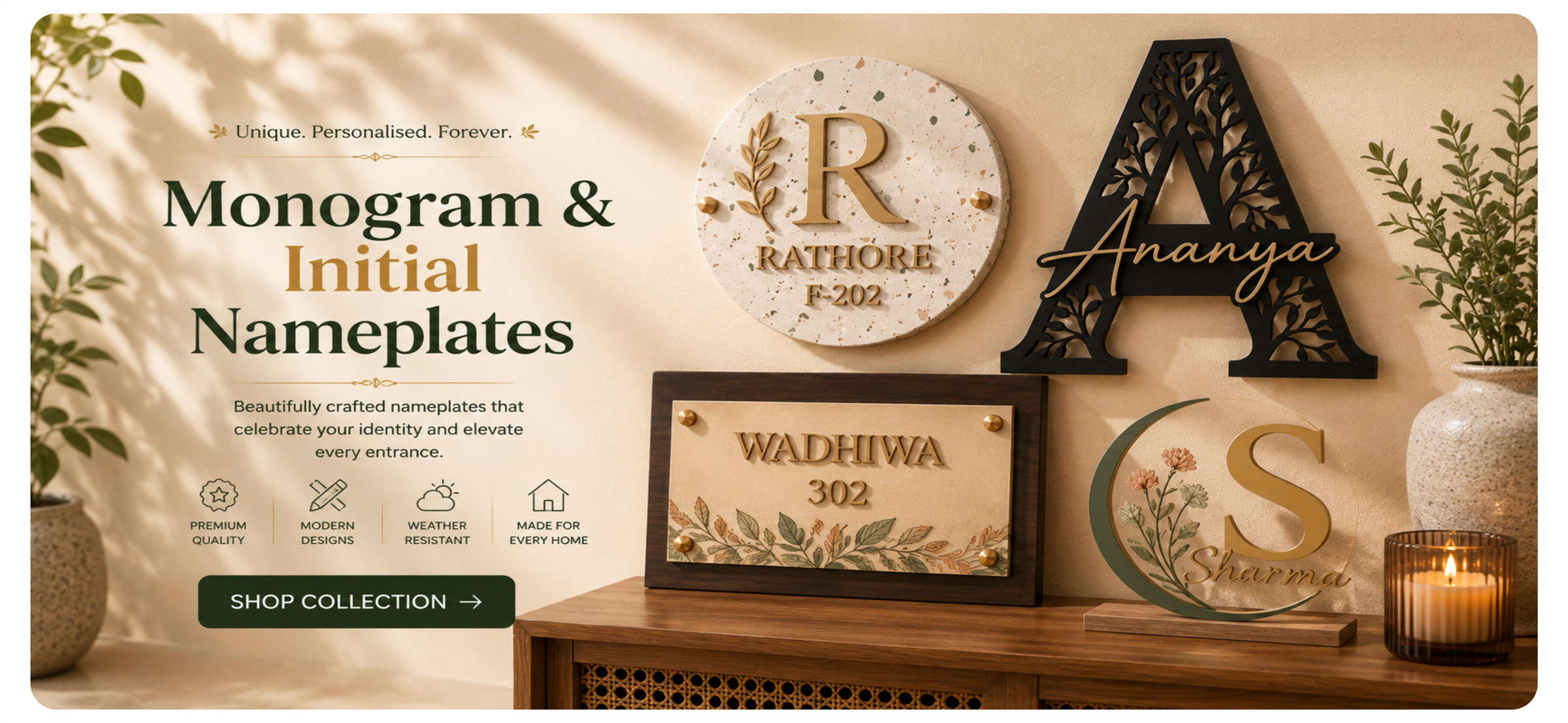 Monogram & Initial Nameplates