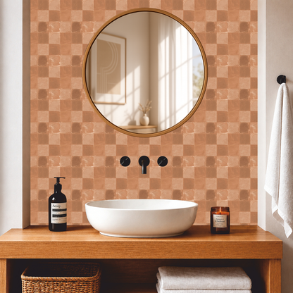 Natural Clay Mosaic Tile Sticker