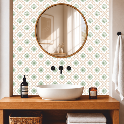 Mediterranean Sage Mosaic Tile Sticker