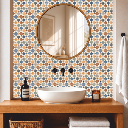 Rustic Geometric Mosaic Tile Sticker
