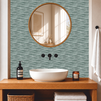 Organic Wave Pattern Tile Sticker
