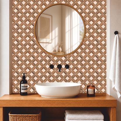 Rustic Geometric Mosaic Tile Sticker
