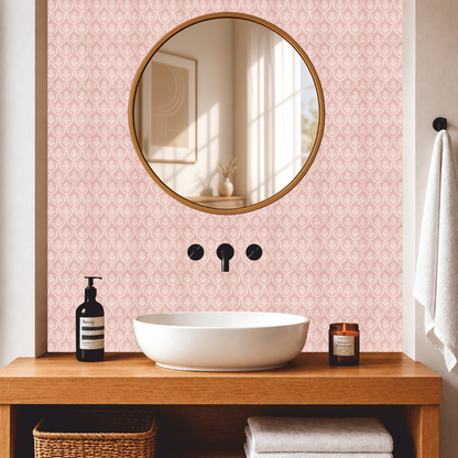 Royal Damask Pattern Tile Sticker