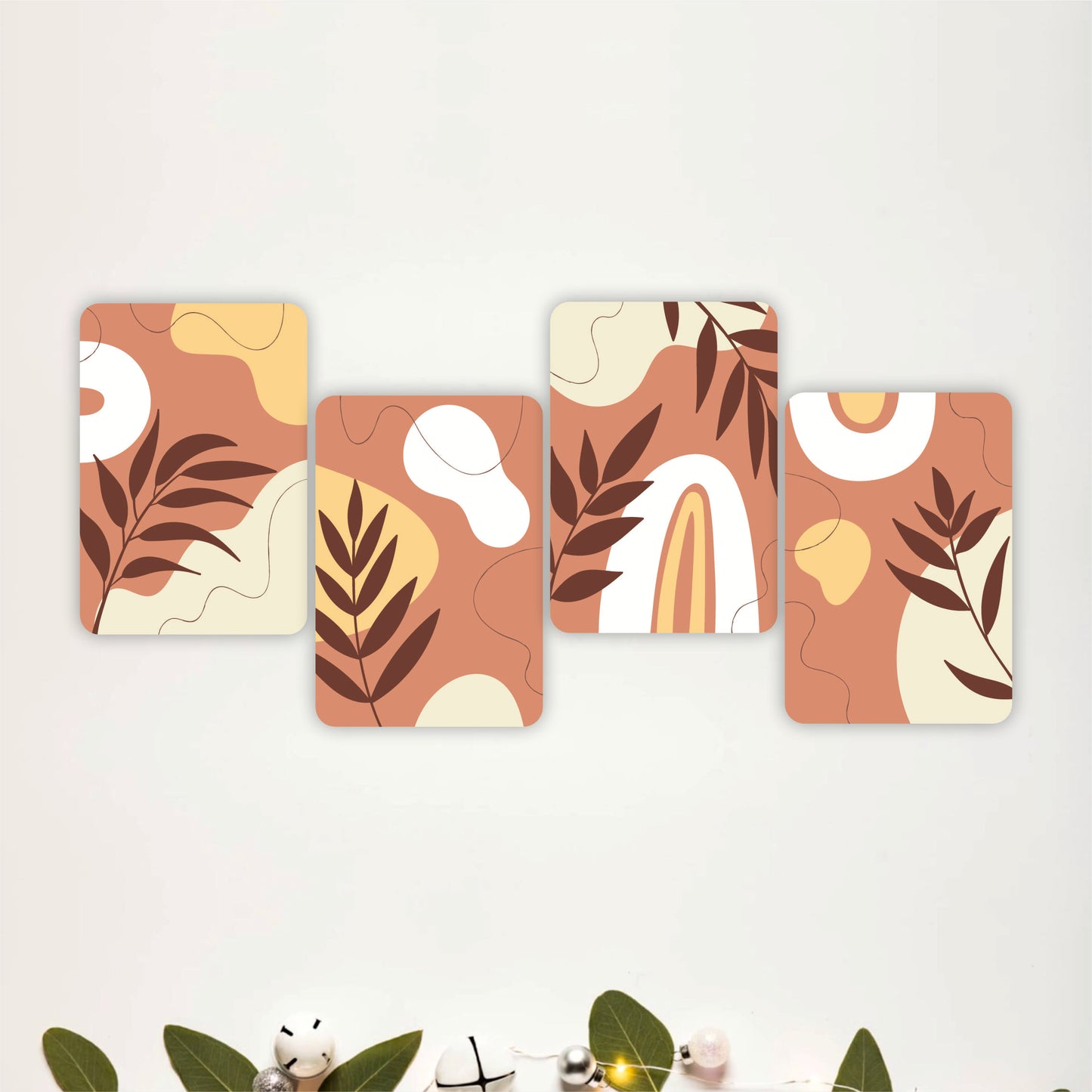 Modern Earth Tone Botanical Art