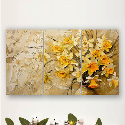 Yellow Daffodil Bouquet Wall Decor