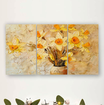 Spring Daffodil Floral Wall Art