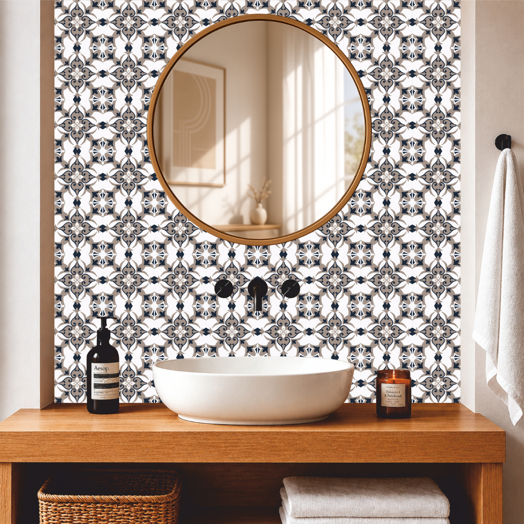 Mediterranean Mosaic Tile Sticker Collection