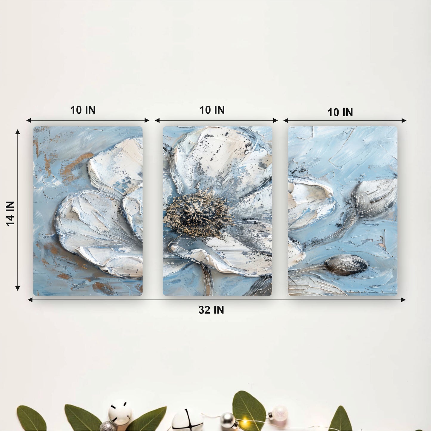 Classic White Botanical Elegance Wall Collection