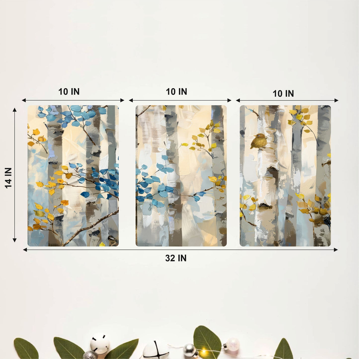 Birch Tree Woodland Wall Art