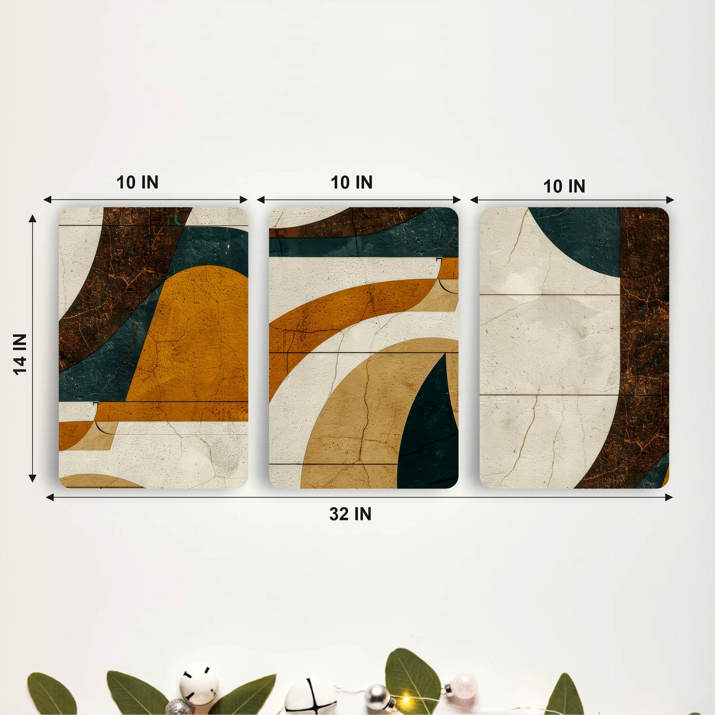 Mid-Century Geometric Wall Art