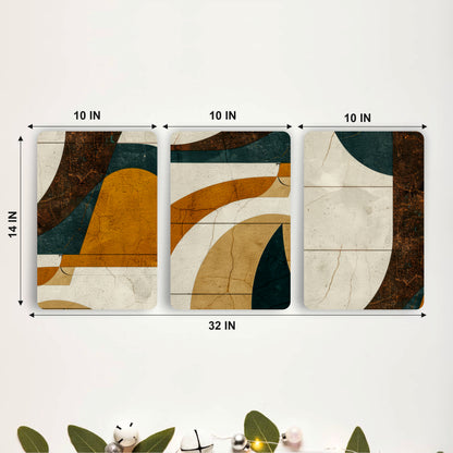 Mid-Century Geometric Wall Art