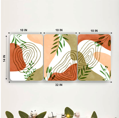 Organic Contour Botanical Wall Hanging