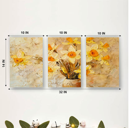 Spring Daffodil Floral Wall Art