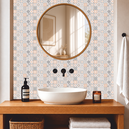 Vintage Patchwork Tile Sticker