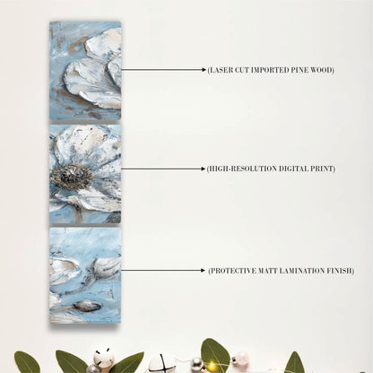 Classic White Botanical Elegance Wall Collection