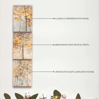 Tranquil Autumn Woods Wall Art