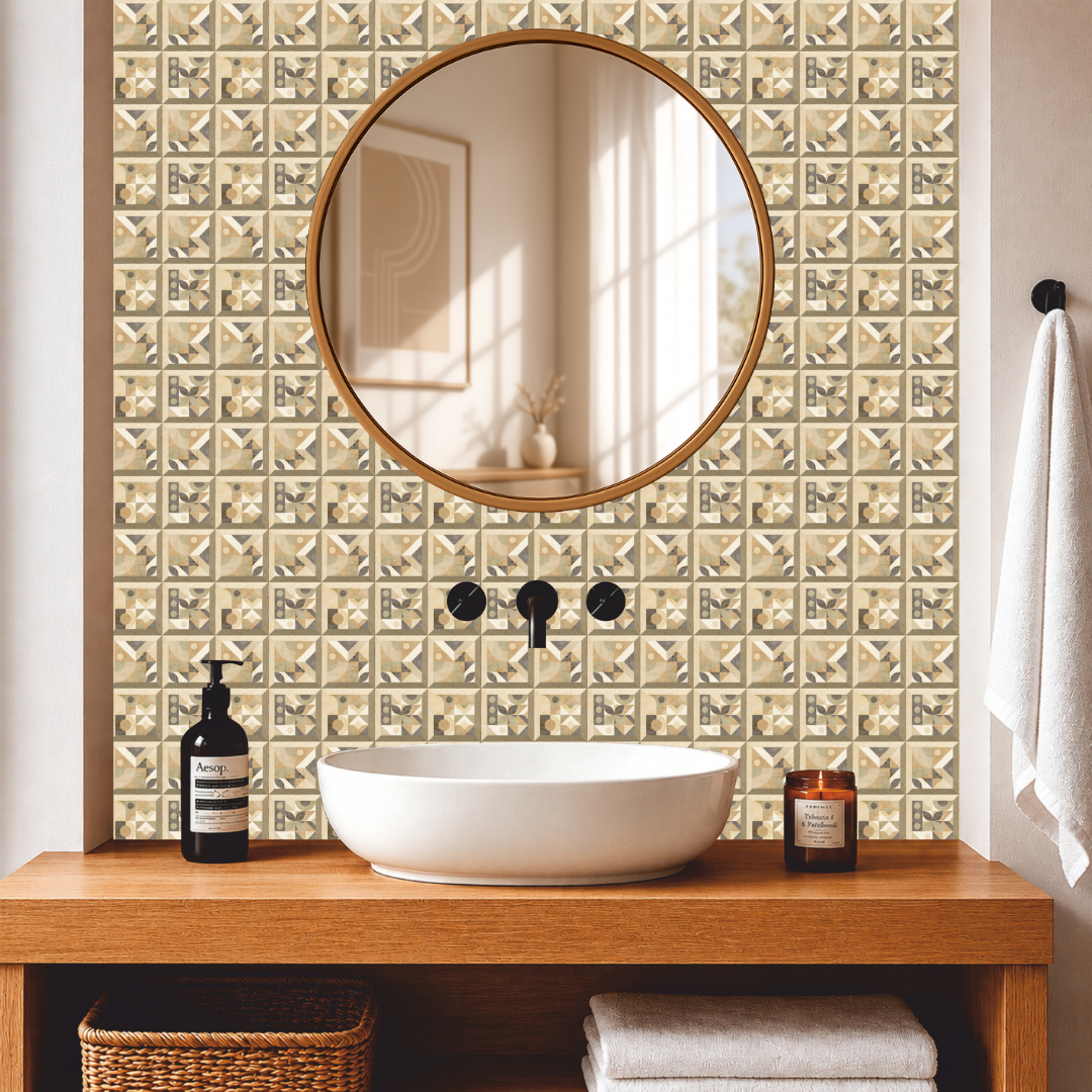 Modern Stone Texture Tile Sticker
