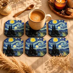 Celestial Night Coasters Pack of 6