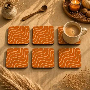 Desert Waves Coasters Pack of 6