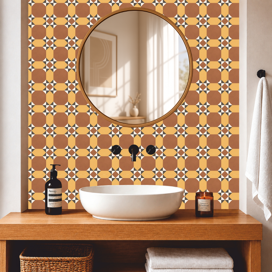 Mid-Century Modern Tile Sticker