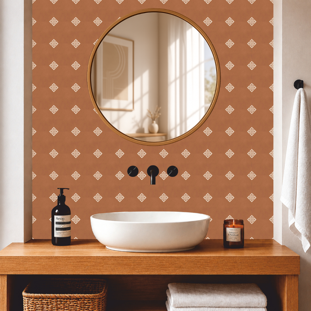 Terracotta Heritage Tile Sticker