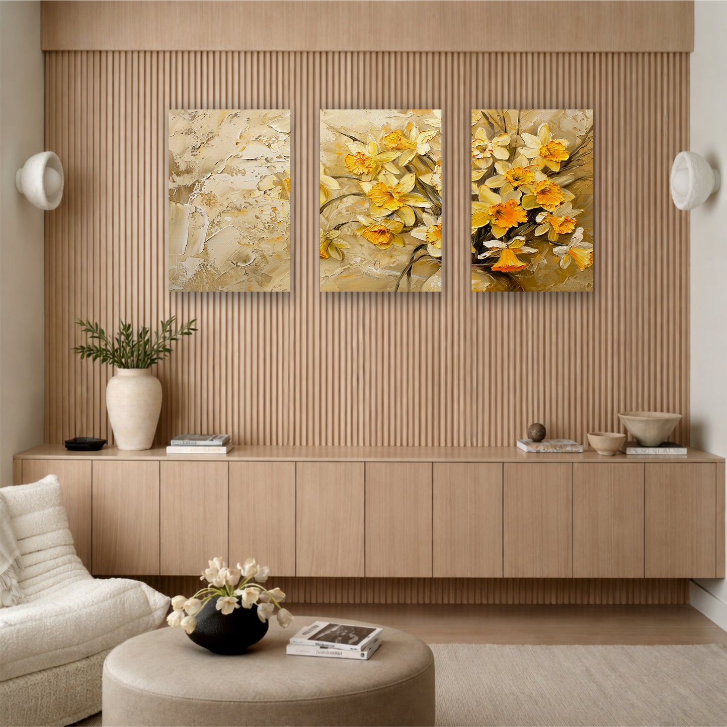Yellow Daffodil Bouquet Wall Decor